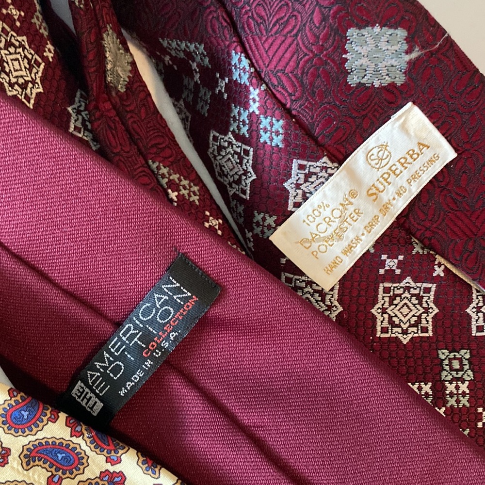 Assorted silk ties 4 in group - Picture 7 of 8